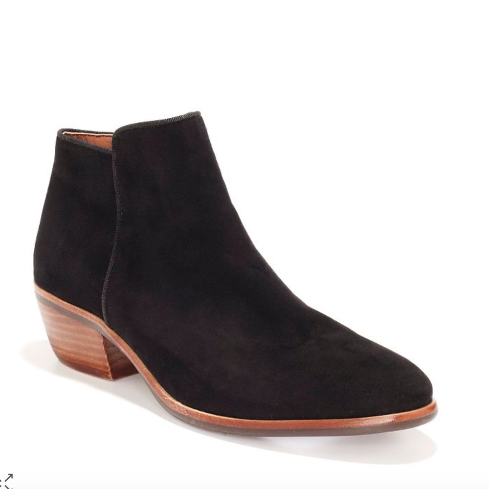 Sam Edelman Petty Chelsea Boot Sz. 8 Black Suede